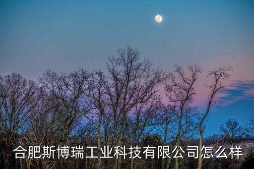  合肥斯博瑞工業(yè)科技有限公司怎么樣