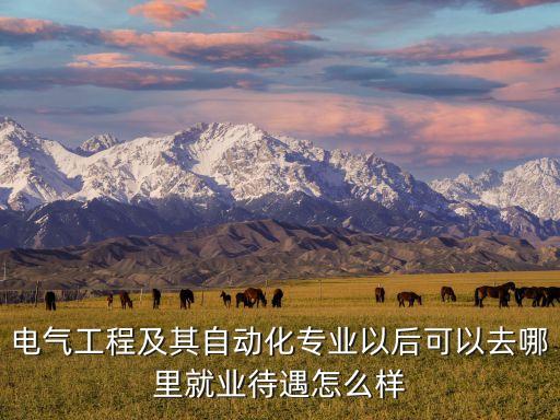 電氣工程及其自動化專業(yè)以后可以去哪里就業(yè)待遇怎么樣