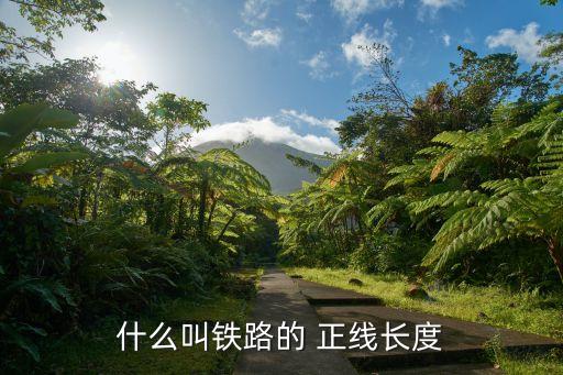 正線是什么意思,城市軌道正線是什么意思