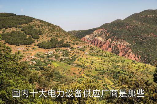 國內(nèi)十大電力設(shè)備供應(yīng)廠商是那些