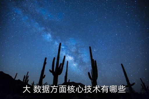大 數(shù)據(jù)方面核心技術(shù)有哪些