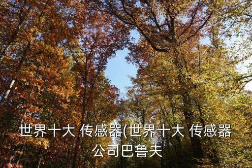 鎮(zhèn)江傳感器自動(dòng)化公司排名,自動(dòng)化傳感器廠家排名