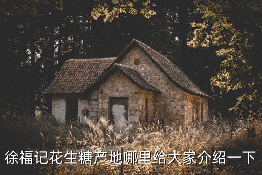 徐福記花生糖產(chǎn)地哪里給大家介紹一下