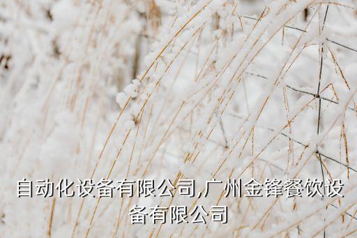 金鋒自動(dòng)化設(shè)備有限公司,廣州金鋒餐飲設(shè)備有限公司
