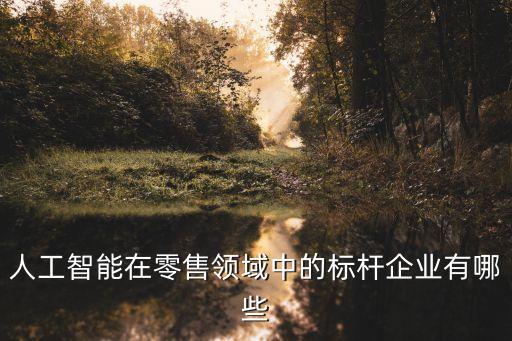 人工智能在零售領(lǐng)域中的標(biāo)桿企業(yè)有哪些