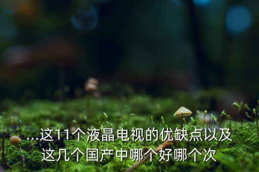 ...這11個液晶電視的優(yōu)缺點(diǎn)以及這幾個國產(chǎn)中哪個好哪個次