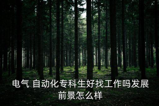 高職電氣自動(dòng)化專業(yè)前景,高職學(xué)電氣自動(dòng)化專業(yè)怎么樣