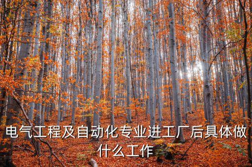 電氣自動化在鋼廠具體應用,電氣自動化在電力工程的應用?
