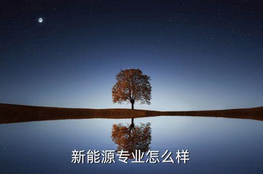 新能源專業(yè)怎么樣