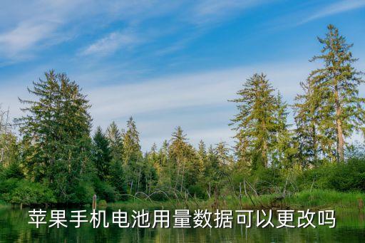 蘋果手機(jī)電池用量數(shù)據(jù)可以更改嗎