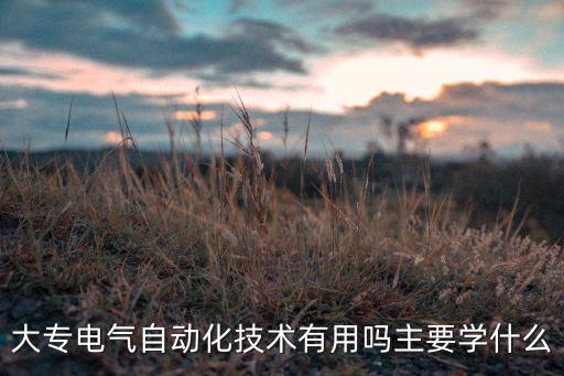 電氣自動化大專生可以學(xué)嗎,大專電氣自動化技術(shù)有用嗎?