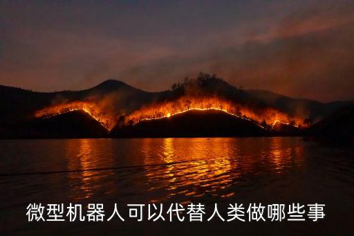 微型機(jī)器人可以代替人類做哪些事