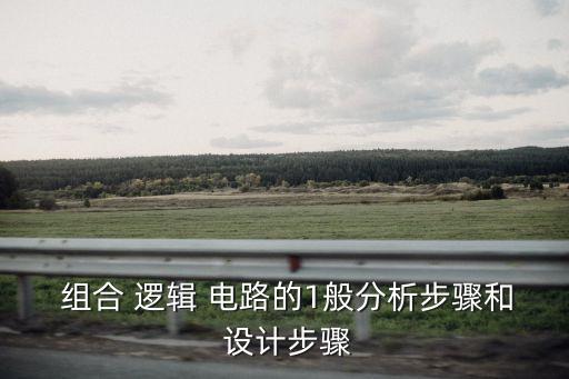  組合 邏輯 電路的1般分析步驟和 設(shè)計(jì)步驟