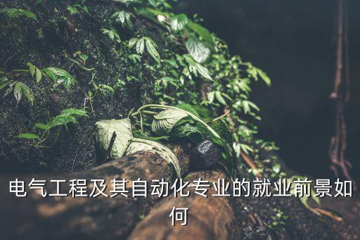 通用電氣自動(dòng)化研究生就業(yè),電氣自動(dòng)化專業(yè)就業(yè)前景你好嗎?