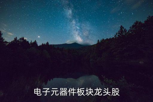 電子元器件板塊龍頭股