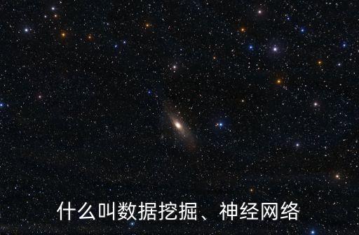什么叫數(shù)據(jù)挖掘、神經(jīng)網(wǎng)絡(luò)