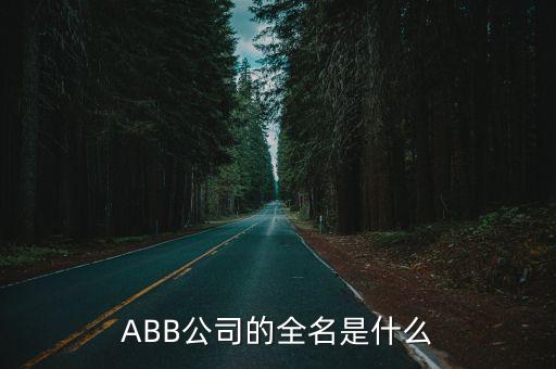 ABB公司的全名是什么