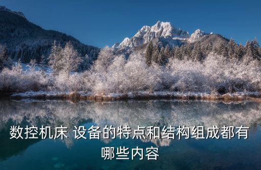 數(shù)控機(jī)床 設(shè)備的特點(diǎn)和結(jié)構(gòu)組成都有哪些內(nèi)容