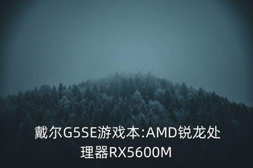  戴爾G5SE游戲本:AMD銳龍?zhí)幚砥鱎X5600M