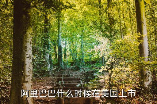 阿里巴巴什么時候在美國上市