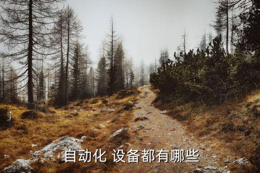  自動(dòng)化 設(shè)備都有哪些