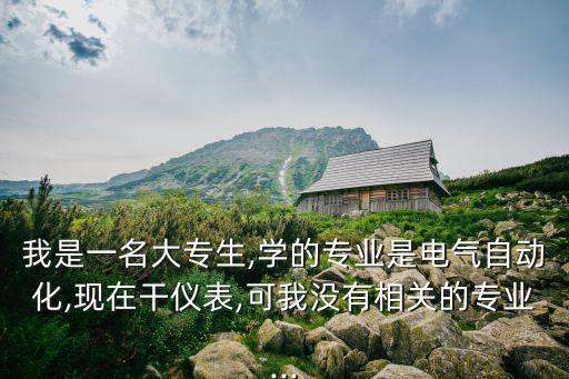 自動化電氣儀表,電氣自動化專業(yè),專業(yè)介紹如何自動控制