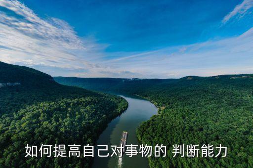 判斷能力,具備判斷能力的人