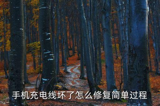 手機充電線壞了怎么修復(fù)簡單過程