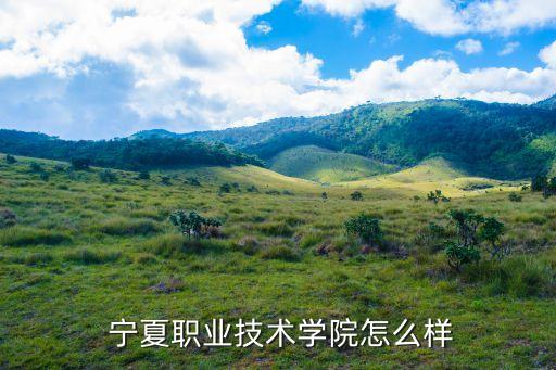  寧夏職業(yè)技術(shù)學(xué)院怎么樣