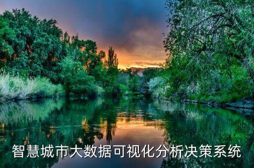 智慧城市大數據可視化分析決策系統