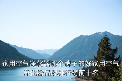 家用空氣凈化器哪個(gè)牌子的好家用空氣凈化器品牌排行榜前十名