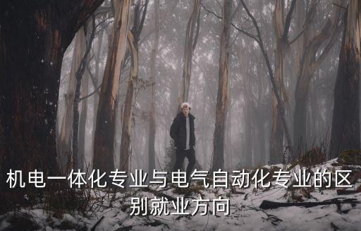 機電一體化專業(yè)與電氣自動化專業(yè)的區(qū)別就業(yè)方向