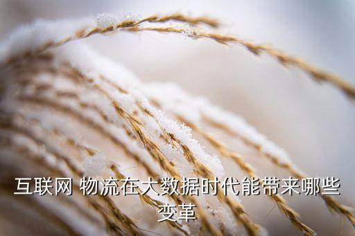 物流中的大數(shù)據(jù),冷鏈物流大數(shù)據(jù)有哪些優(yōu)點(diǎn)?