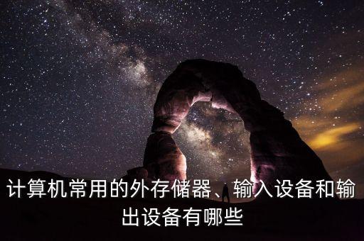 計算機(jī)常用的外存儲器、輸入設(shè)備和輸出設(shè)備有哪些
