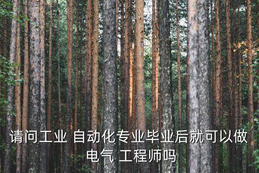 請問工業(yè) 自動化專業(yè)畢業(yè)后就可以做 電氣 工程師嗎