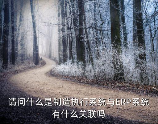 請問什么是制造執(zhí)行系統(tǒng)與ERP系統(tǒng)有什么關(guān)聯(lián)嗎