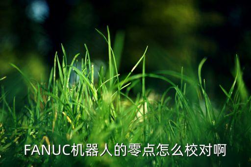 FANUC機(jī)器人的零點(diǎn)怎么校對(duì)啊