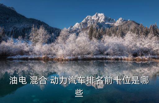 油電 混合 動(dòng)力汽車排名前十位是哪些