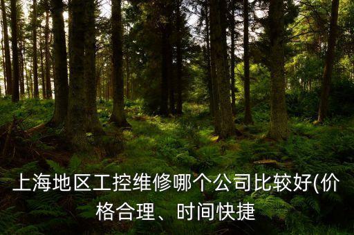 上海地區(qū)工控維修哪個公司比較好(價格合理、時間快捷