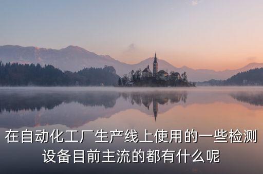 在自動(dòng)化工廠生產(chǎn)線上使用的一些檢測(cè)設(shè)備目前主流的都有什么呢