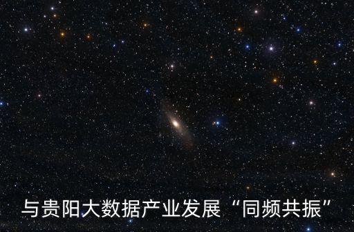 與貴陽(yáng)大數(shù)據(jù)產(chǎn)業(yè)發(fā)展“同頻共振”