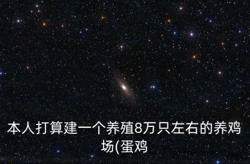本人打算建一個(gè)養(yǎng)殖8萬(wàn)只左右的養(yǎng)雞場(chǎng)(蛋雞