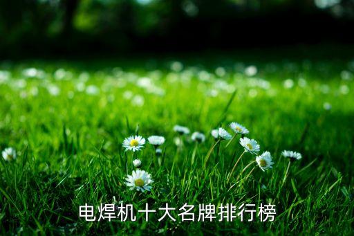 電焊機十大名牌排行榜