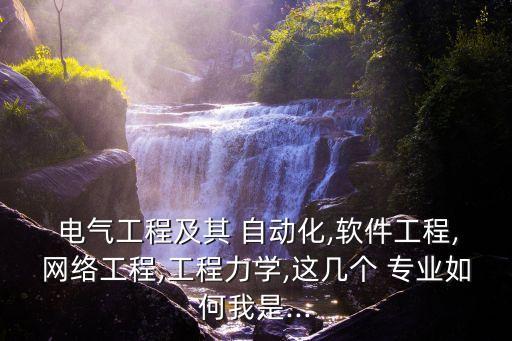  電氣工程及其 自動化,軟件工程,網(wǎng)絡(luò)工程,工程力學(xué),這幾個 專業(yè)如何我是...