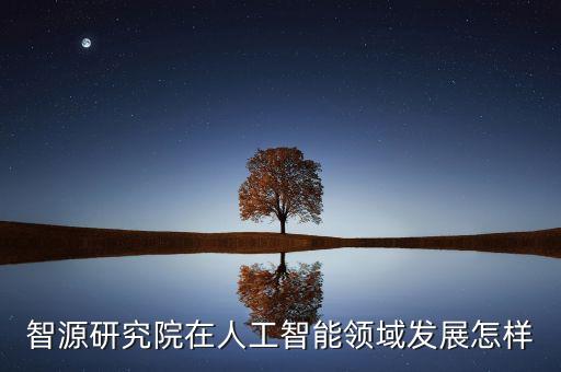 智源研究院在人工智能領(lǐng)域發(fā)展怎樣