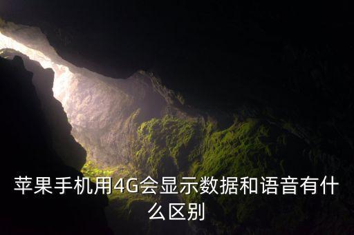 iphone6 語音與數(shù)據(jù),為何不是4g而是語音與數(shù)據(jù)?