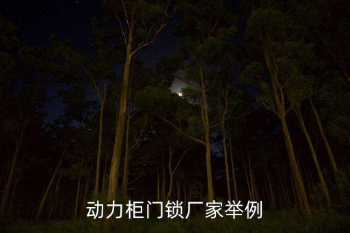 動力柜門鎖廠家舉例