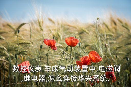  數(shù)控儀表 車床氣動裝置中,電磁閥,繼電器,怎么連接華興系統(tǒng),