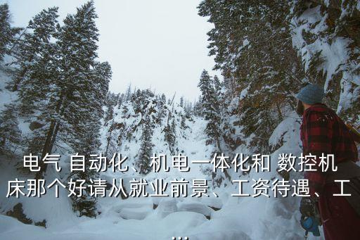 電氣 自動(dòng)化、機(jī)電一體化和 數(shù)控機(jī)床那個(gè)好請(qǐng)從就業(yè)前景、工資待遇、工...
