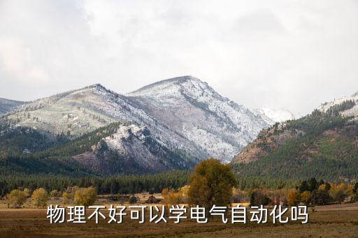 物理不好可以學(xué)電氣自動化嗎